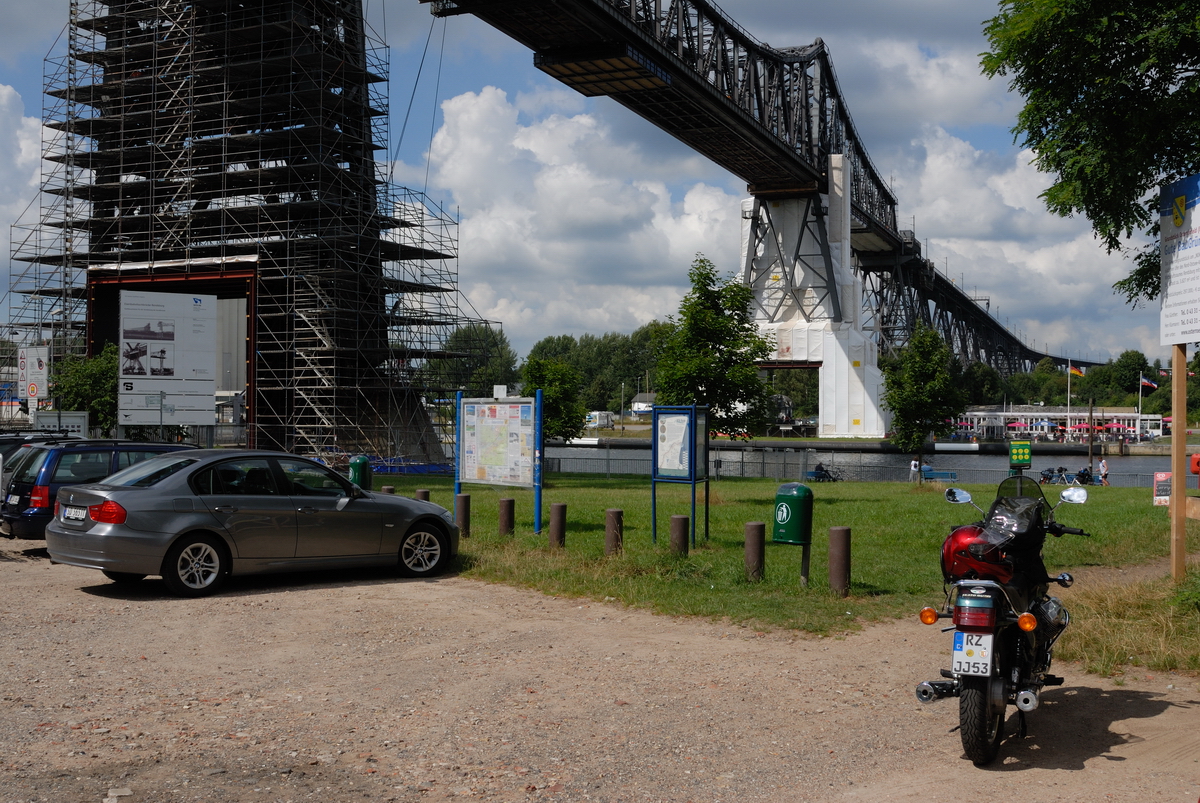 Eisenbahnbrcke bei Rendsburg